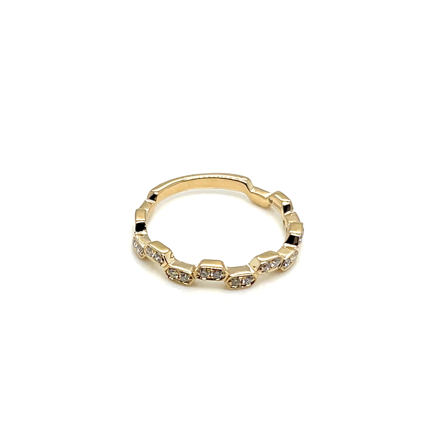 14Kt Yellow Gold Diamond Band