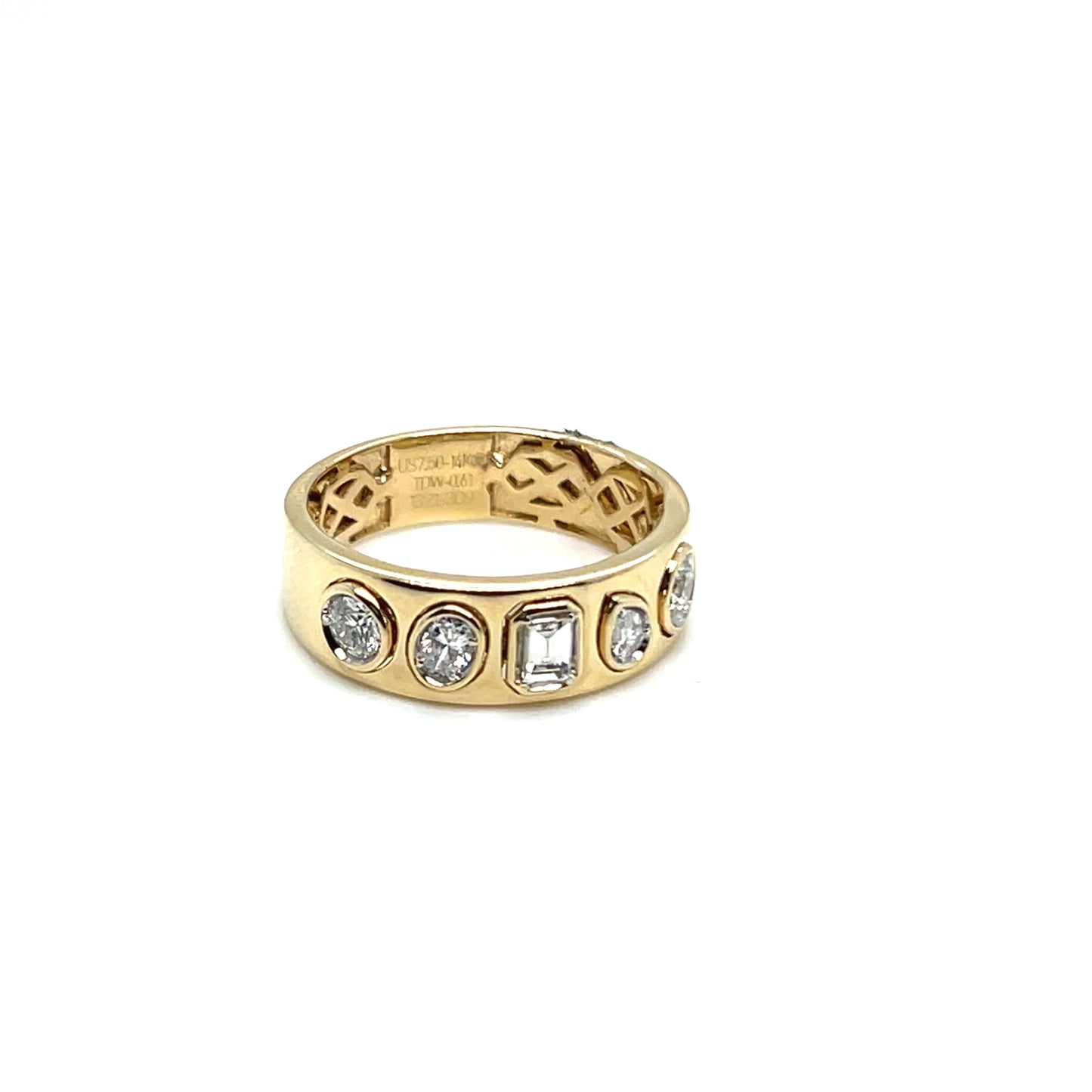 Multi Shaped Diamond Fashion Band