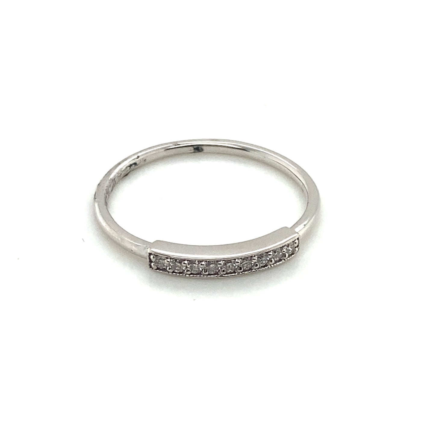 White Gold Diamond Band