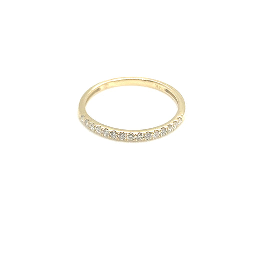 Yellow Gold Diamond Band