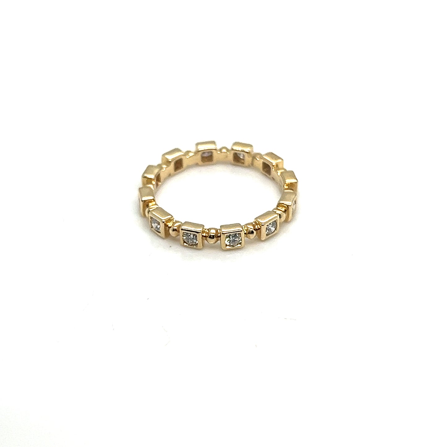 Yellow Gold Diamond Eternity Band