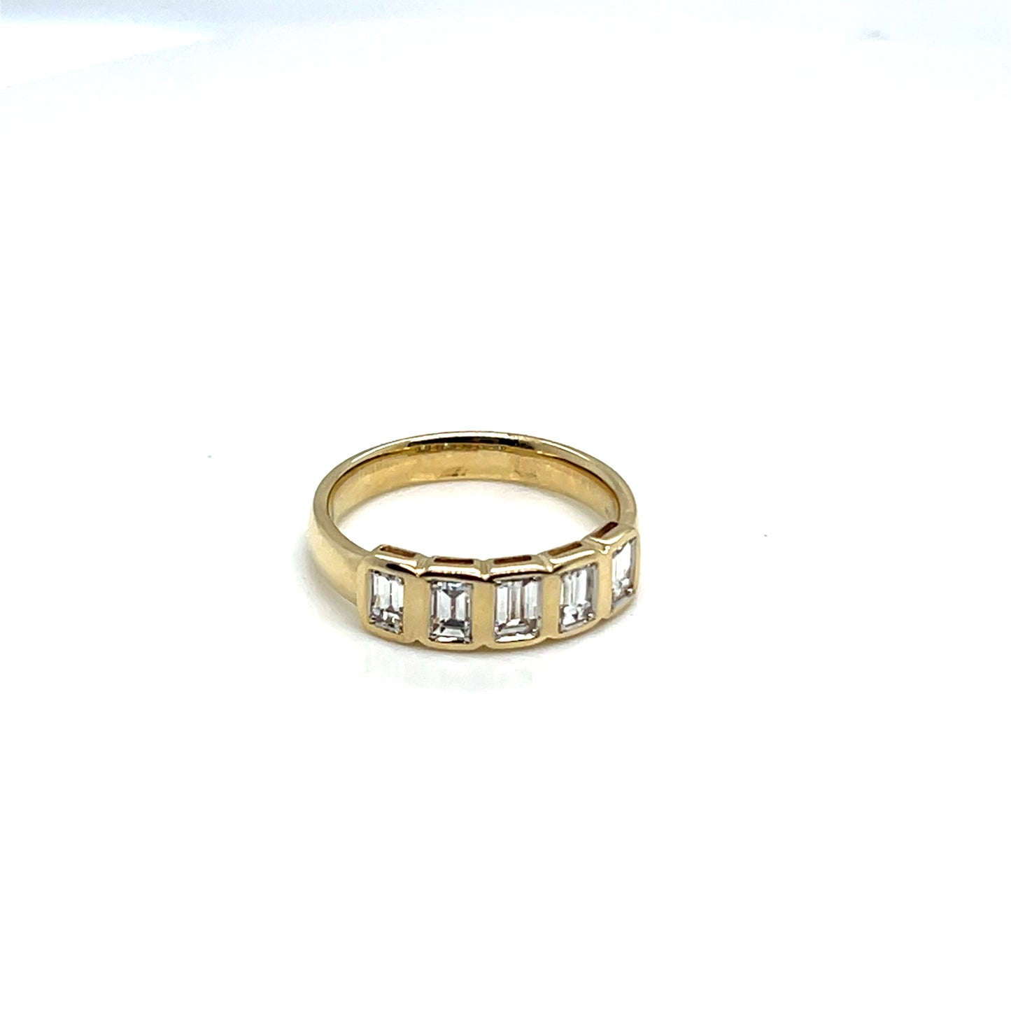5 Baguette Diamond Fashion Band