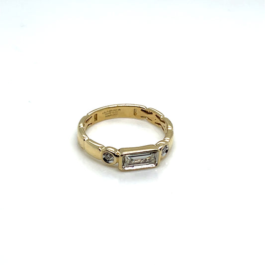 Yellow Gold Diamond Fashion Band
