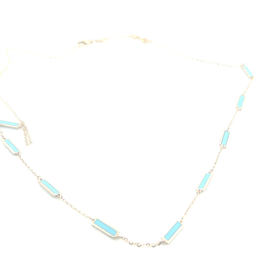 Turquoise Station Necklace