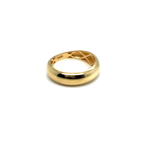 Yellow Gold Solid Gold Wide Band