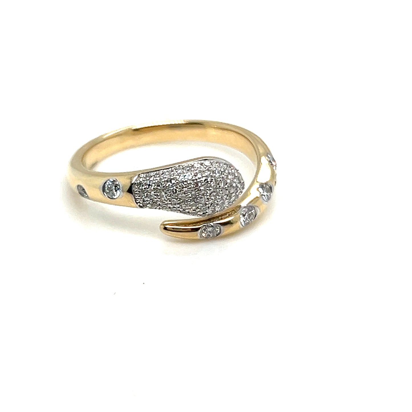 Diamond Snake Ring