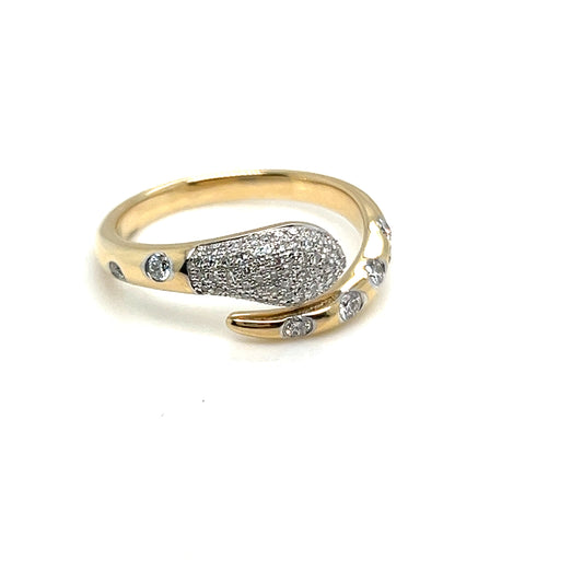 Diamond Snake Ring