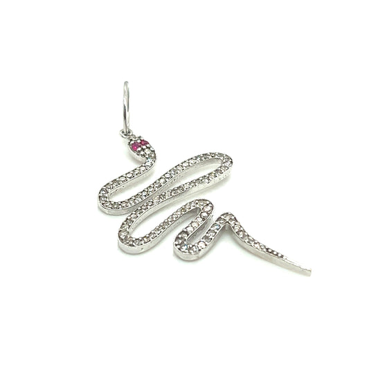 Diamond Snake Charm/Pendant