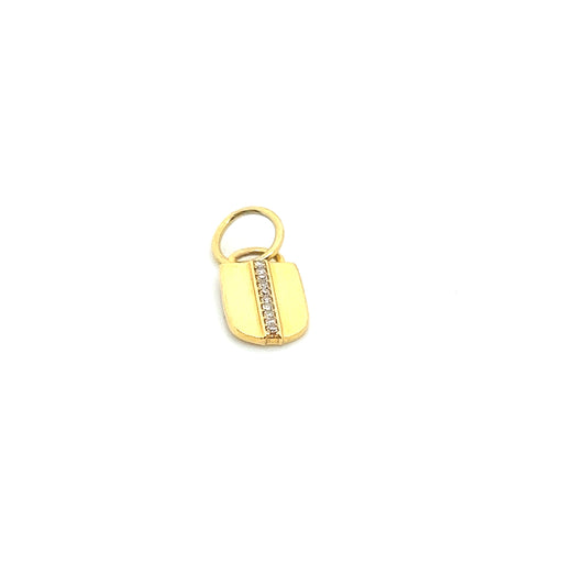Yellow Gold and Diamond Small Charm/Pendant