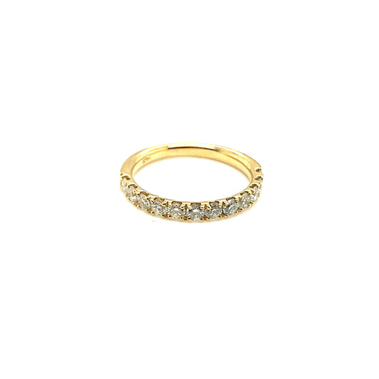 Yellow Gold Prong Shared Band